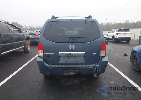 2007 Nissan Pathfinder Se z USA, uszkodzony, nr VIN 5N1AR18U27C602359